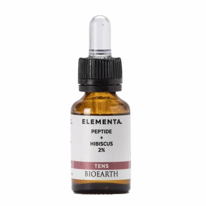 Bioearth Elementa koncentratas Tens peptidai Hibiscus 15ml