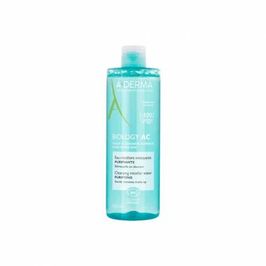 "A-Derma Biology AC Purifying" micelinis valomasis vanduo 400 ml