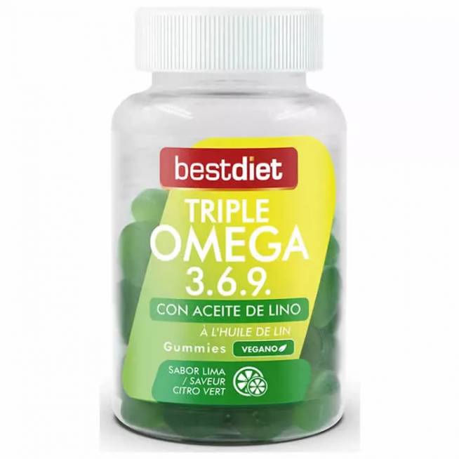 Best Diet Triple Omega 3.6.9 60 guminukų