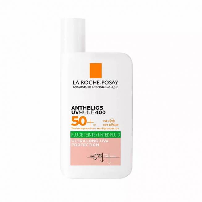 "Anthelios Uv-Mune 400 Oil Control Fluid With Colour SPF50+" - 50ml