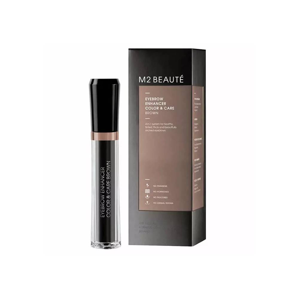 M2 Beauté antakių ryškinimo priemonė Color Care Brown 6ml