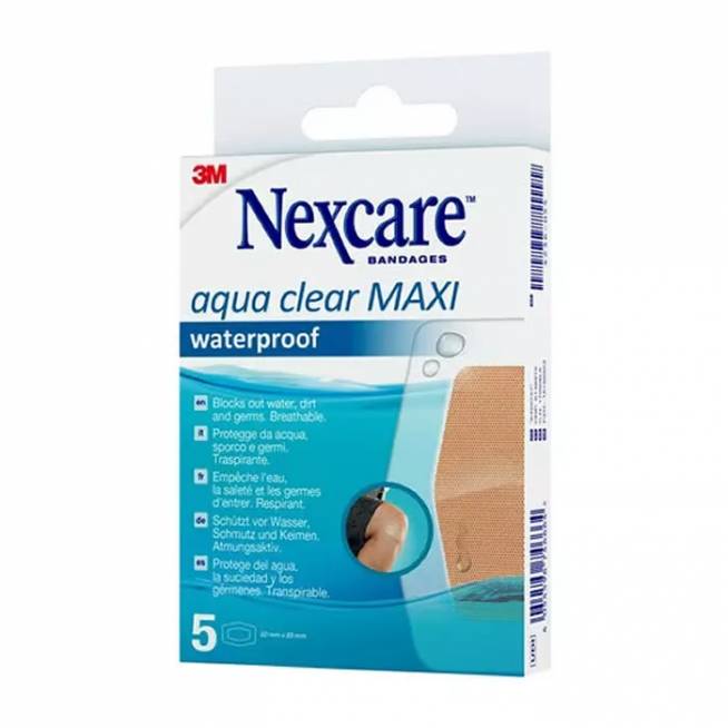 "Nexcare Aqua Clear Maxi Waterpoof" 5 vienetai