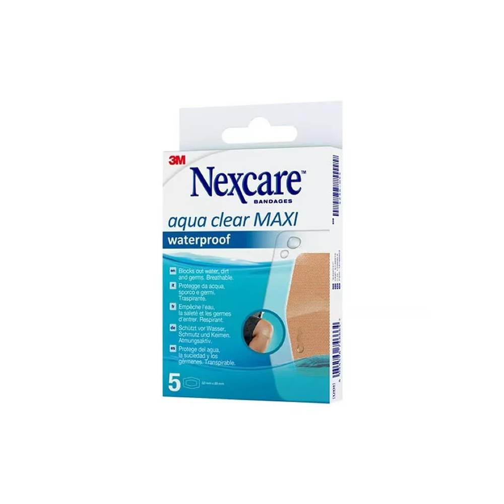 "Nexcare Aqua Clear Maxi Waterpoof" 5 vienetai