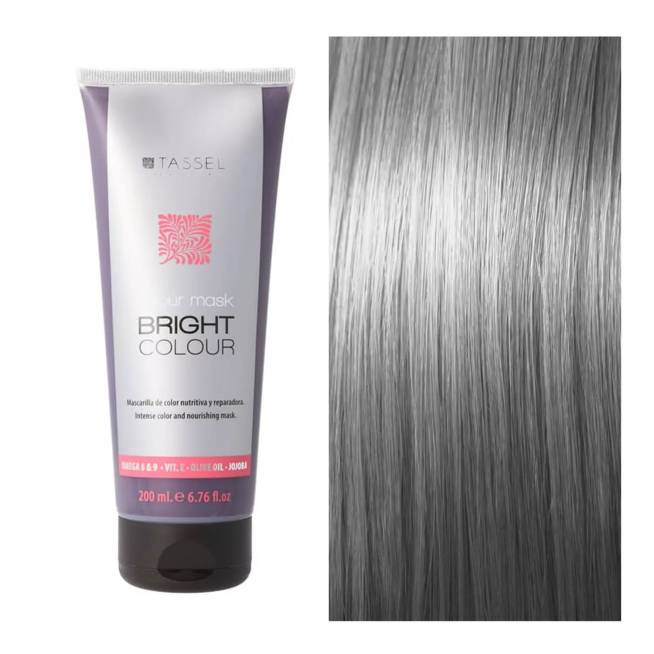 Eurostil Bright Colour Maskarila Capilar Color Gris 1un