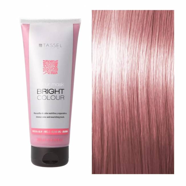 Eurostil Bright Colour Maskarila Capilar Color Rosa 1un