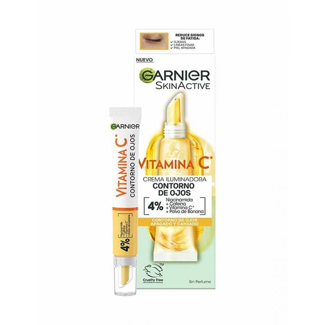 Garnier Skinactive Vitamina C Crema Iluminador Contorno De Ojos 15ml