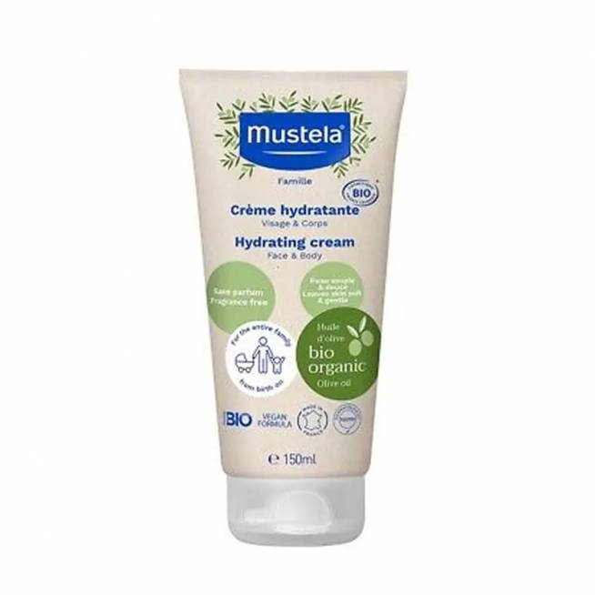 "Mustela" drėkinamasis veido ir kūno kremas 150ml