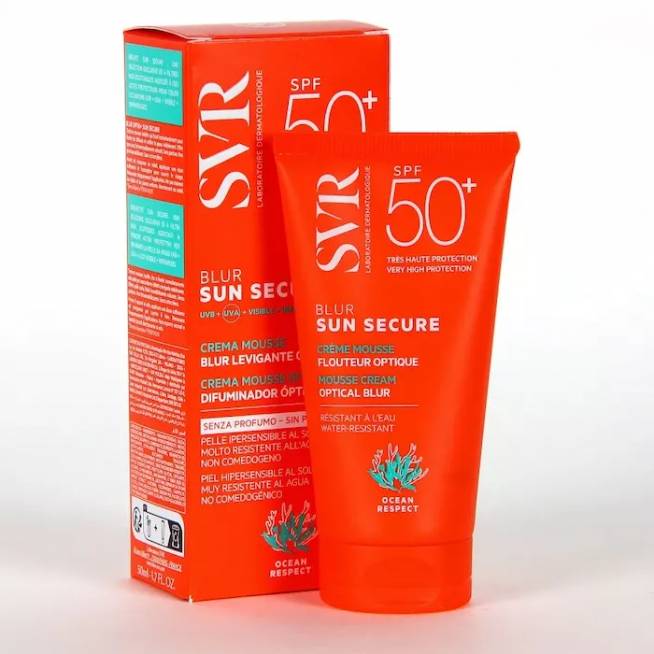 SVR Sun Secure Blur bekvapis teintas Spf50 50ml