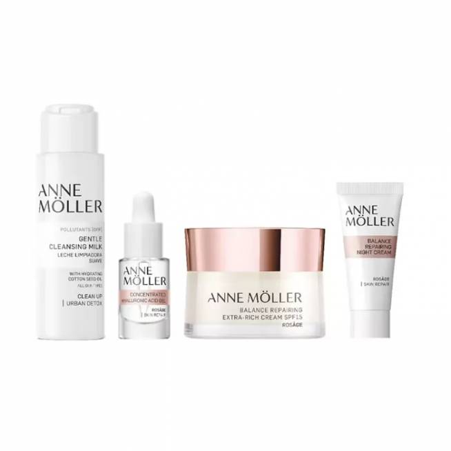 Anne Möller Balance Repairing Extra Rich Cream Spf15 50ml 4 dalių rinkinys