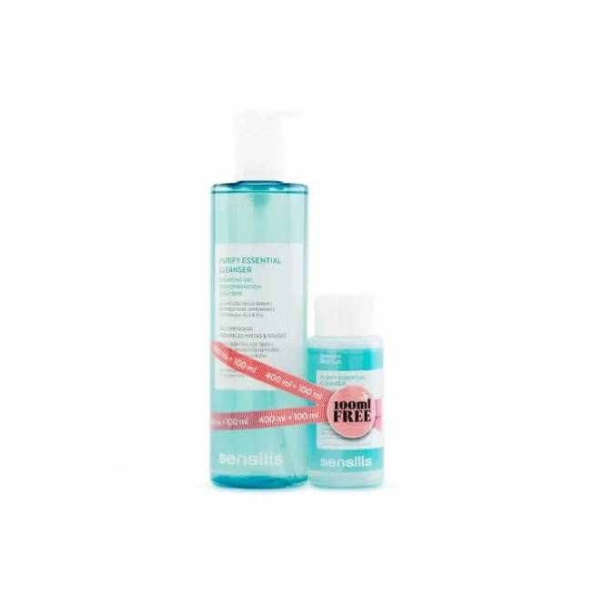 "Sensilis Purify Essential Cleansing Gel" 400 ml rinkinys 2 vnt