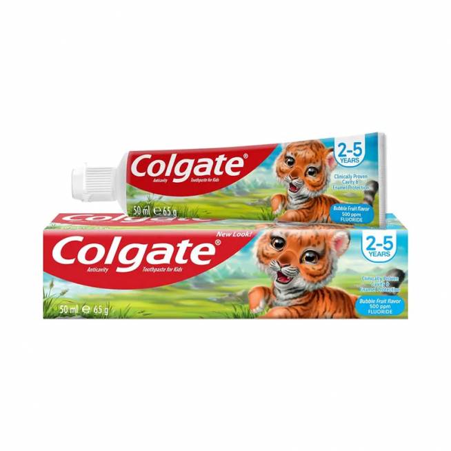 Colgate dantų pasta Bubble Fruit Kids 2-5 metų vaikams 50ml