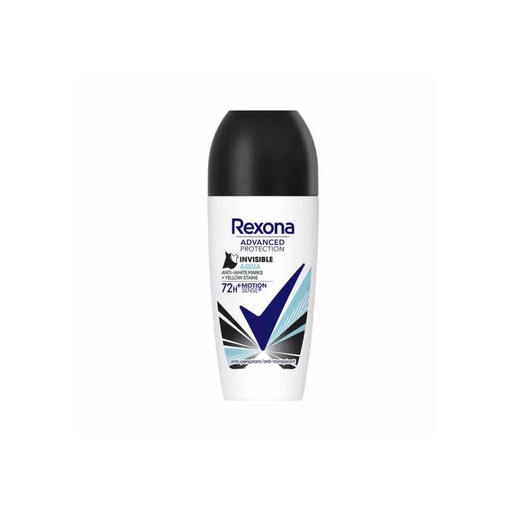 "Rexona" dezodorantas Roll On Advanced Protection Invisible Aqua 72h 50ml