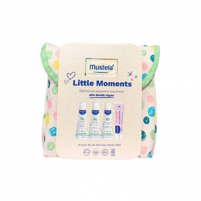 "Mustela Little Moments" tualeto reikmenų rinkinys "Polka Dots", 5 vnt