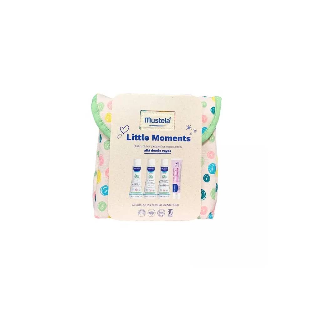 "Mustela Little Moments" tualeto reikmenų rinkinys "Polka Dots", 5 vnt