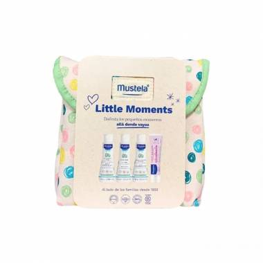 "Mustela Little Moments" tualeto reikmenų rinkinys "Polka Dots", 5 vnt