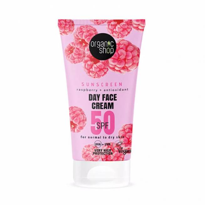 Ekologiška parduotuvė Raspberry Crema Facial De Dia Spf50 50ml