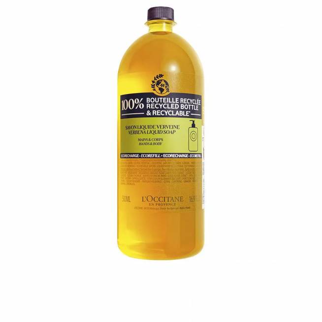 "L'occitane Verbena Shea Butter" Taukmedžio sviestas Skystas muilas "Eco Refill" 500ml