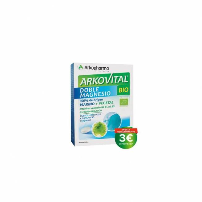 Arkopharma Arkovital Double Magnesium Bio 30 tablečių