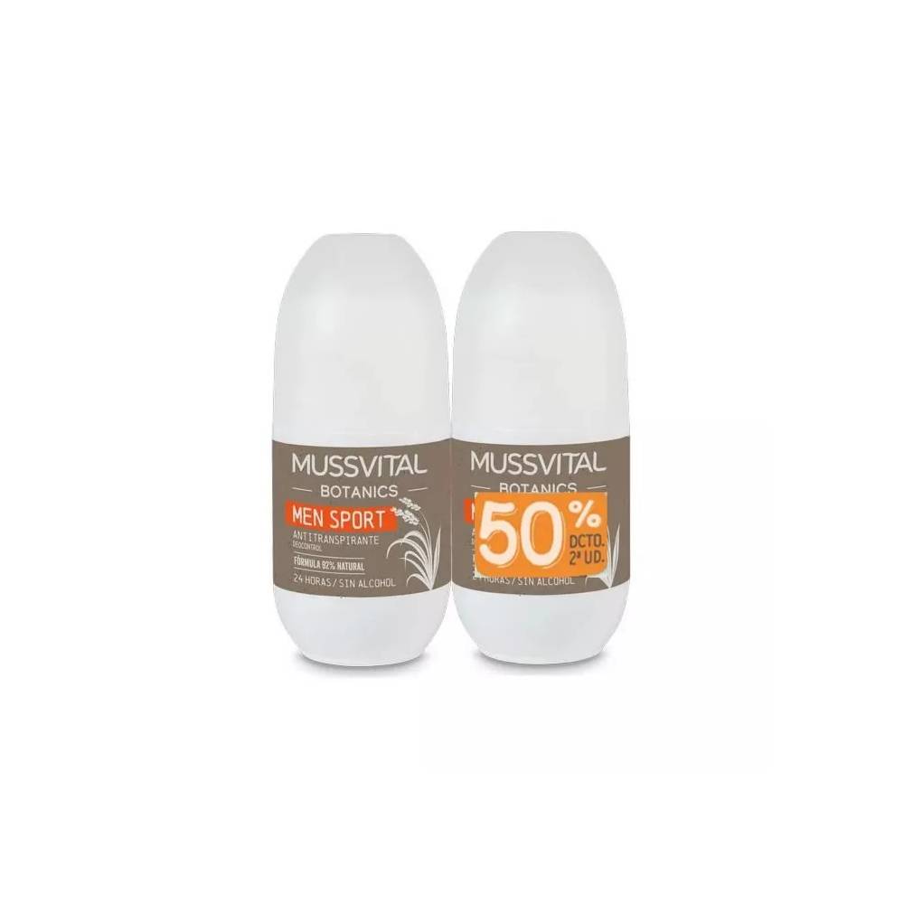 Mussvital Botanics Deo Men Sport 2x75ml 