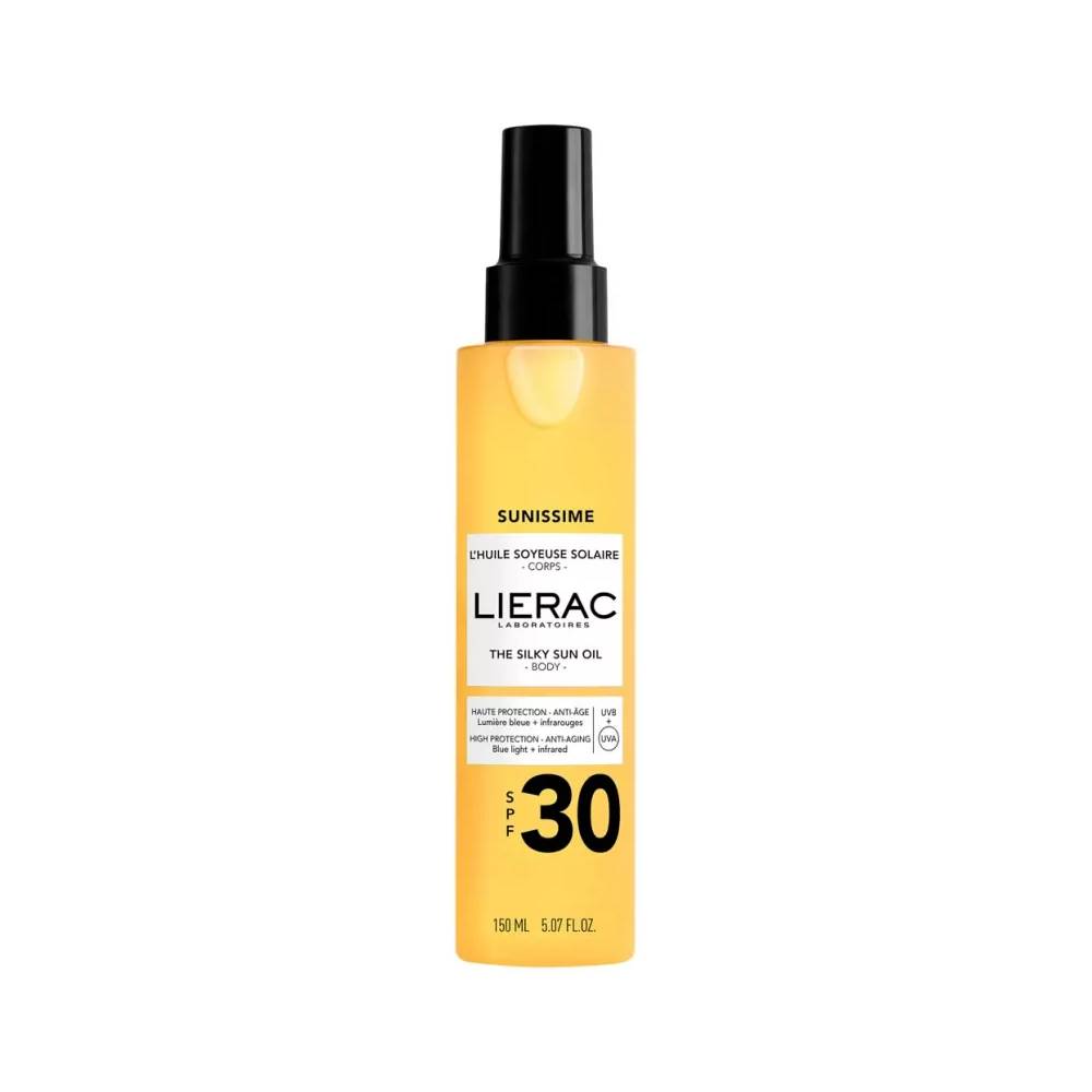 Lierac Sunissime šilkinis kūno aliejus nuo saulės Spf30 150ml