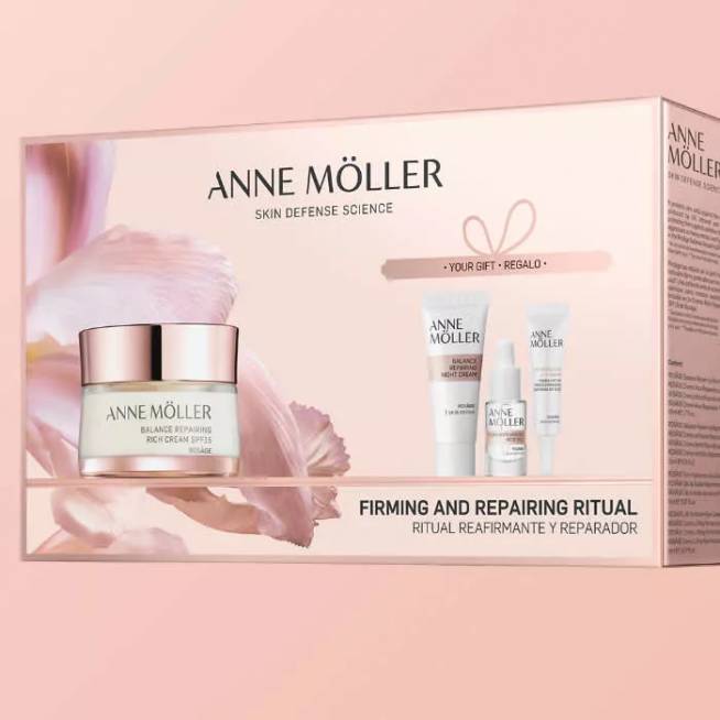 Anne Möller Rosage dieninis sodrus kremas 50 ml, 4 dalių rinkinys