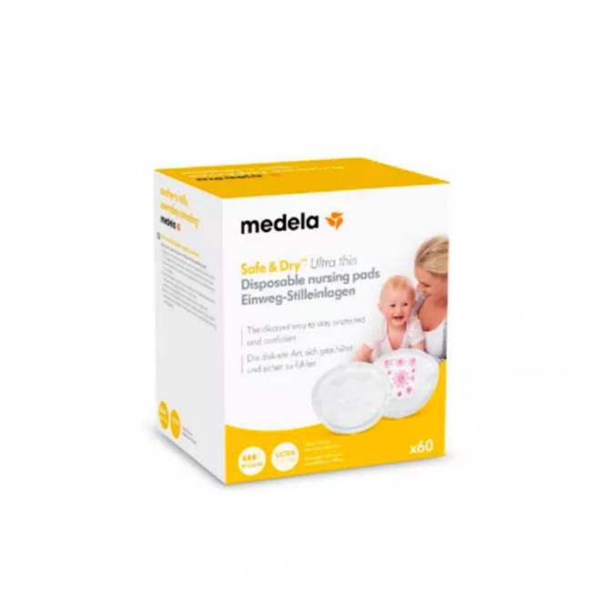 "Medela Safe & Dry" vienkartiniai absorbciniai diskai 60U