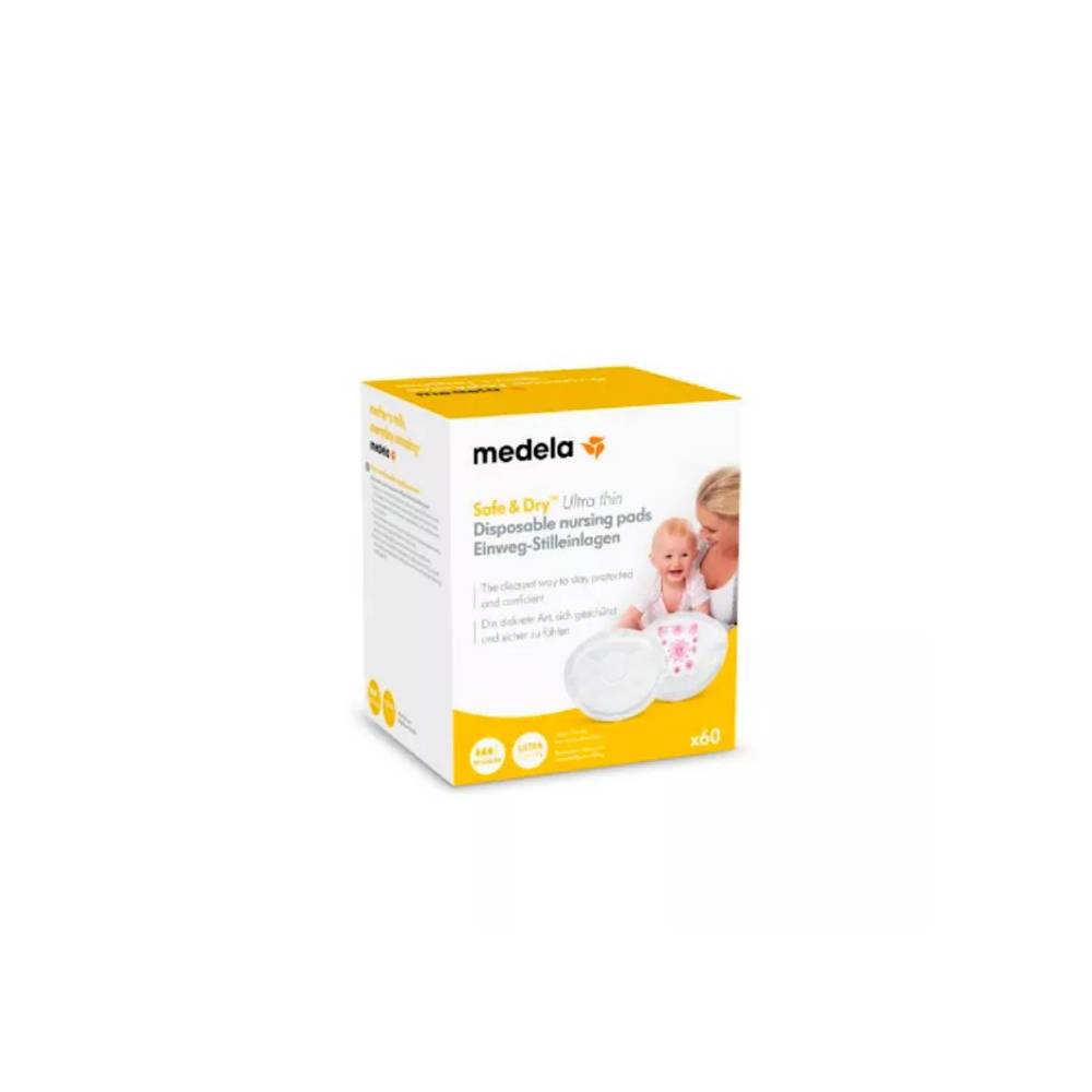 "Medela Safe & Dry" vienkartiniai absorbciniai diskai 60U