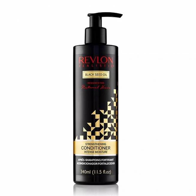 "Revlon" juodųjų sėklų aliejaus stiprinamasis kondicionierius "Intense Moisture" 340ml