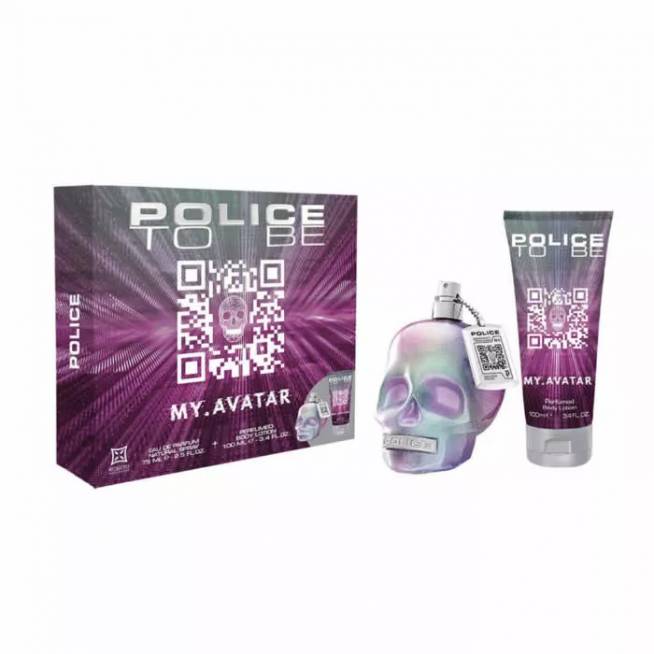 Police To Be My Avatar Woman Eau De Toilette Spray 75ml 2 dalių rinkinys