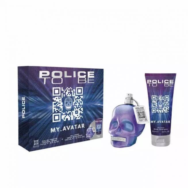 Police To Be My Avatar Eau De Toilette Spray 75ml rinkinys 2 vnt