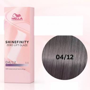 "Wella Shinefinity Zero Lift Glaze Tinte 04-12" 60ml