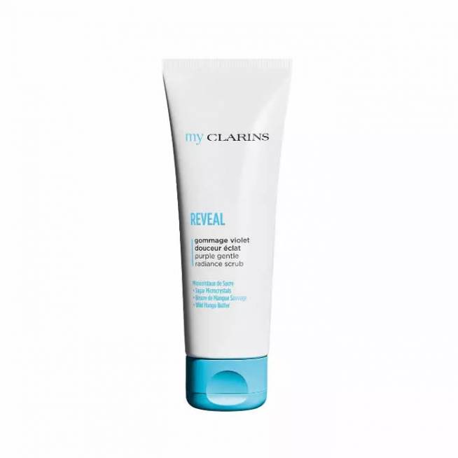 "Clarins Purple Gentle Radiance Scrub" šveitiklis 50ml