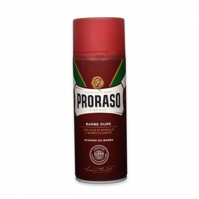 "Proraso" kietos barzdos skutimosi putos Sandalmedis ir taukmedžio sviestas 400ml