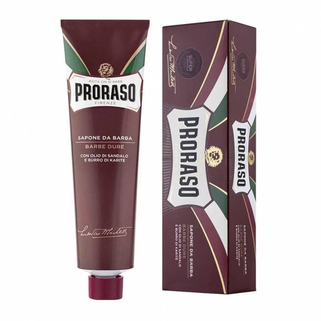 "Proraso" kietos barzdos skutimosi putos Sandalmedis ir taukmedžio sviestas 150ml