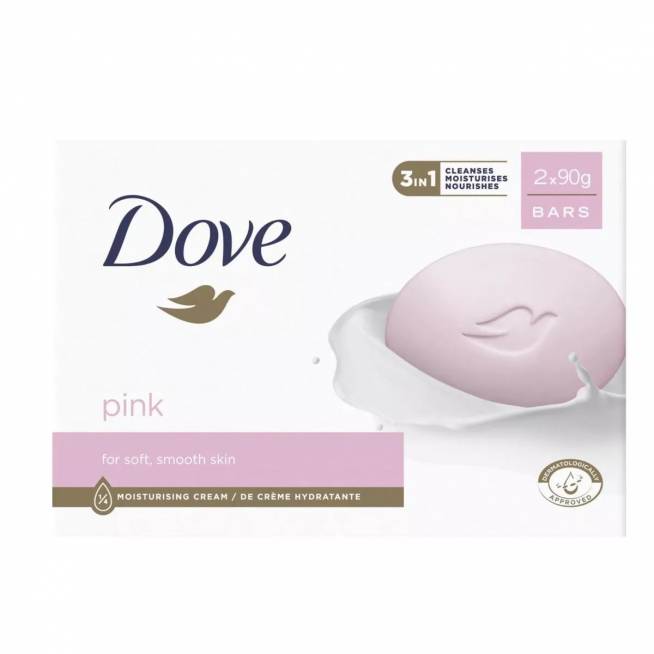 "Dove Pink Jabon" pakuotė "Doble" 90g