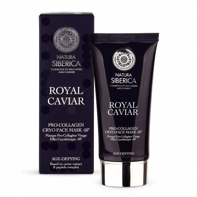 "Natura Siberica Royal Caviar Mascarilla Pro-Collagen" veido kaukė 75ml