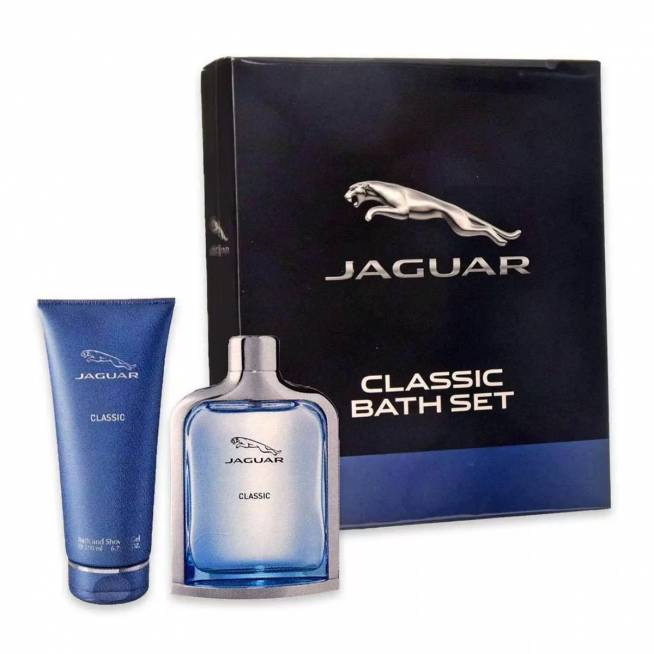 Jaguar Classic Vonios rinkinys Eau De Toilette 100ml Spray Gel De Baño 200ml