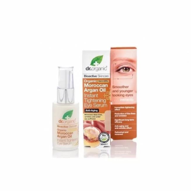 Dr. Organic Maroko argano aliejaus akių serumas 30ml