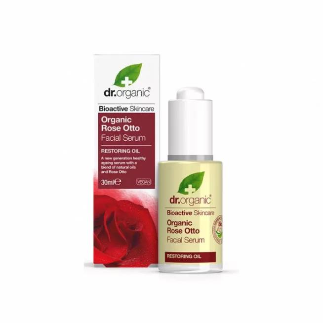 Dr. Organic Rose Otto veido serumas 30ml