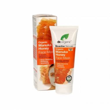 Dr. Organic Manuca medaus veido kaukė 125ml