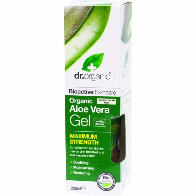 Dr. Organic Alavijo gelis maksimalaus stiprumo 200ml