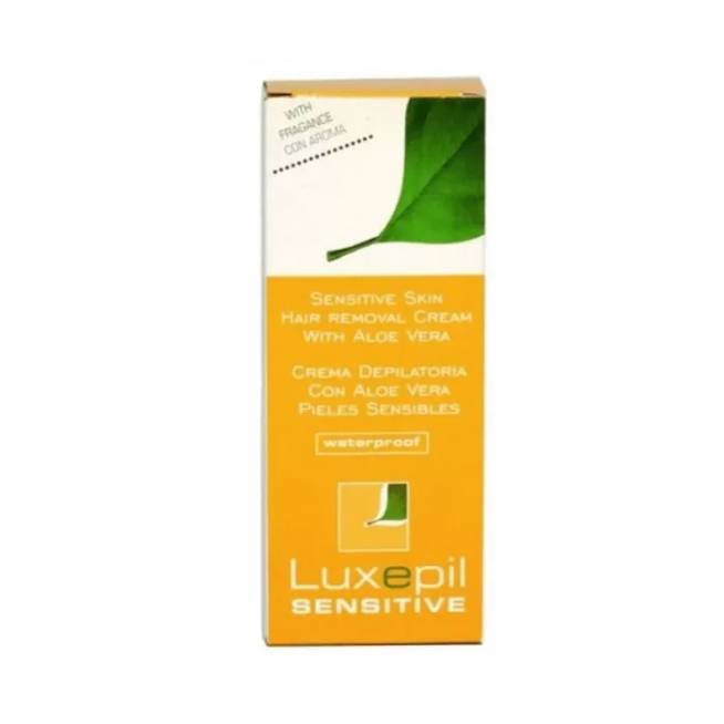 Luxepil Sensitive Classic depiliacinis kremas + mentelė 150ml