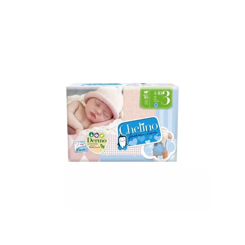 "Chelino Fashion&Love Diaper T-3" 36 vienetai