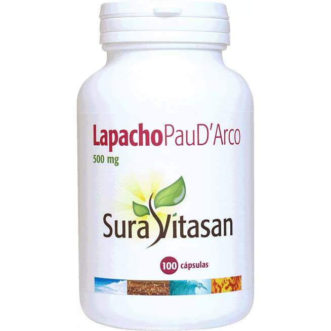 "Sura Vitas" Lapacho Pau Darco 500 mg 100 kapsulių