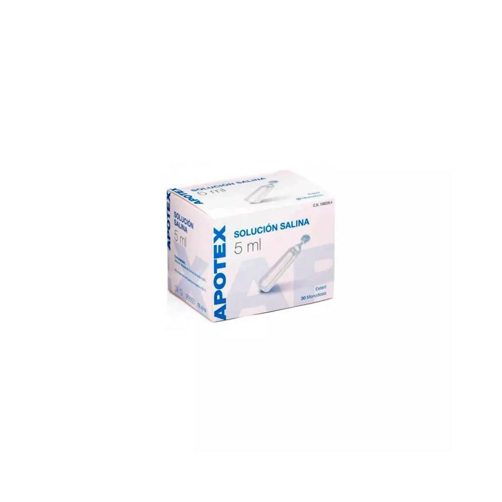 Apotex fiziologinis fiziologinis fiziologinis tirpalas 5ml X 30uts