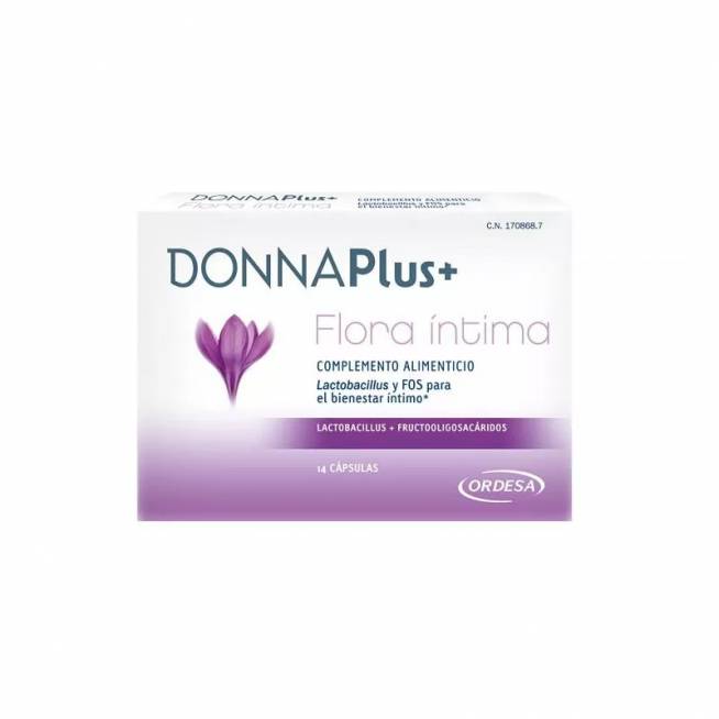 "Donna Plus" Donnaplus maisto papildas "Flora Intima Plus" 14 kapsulių