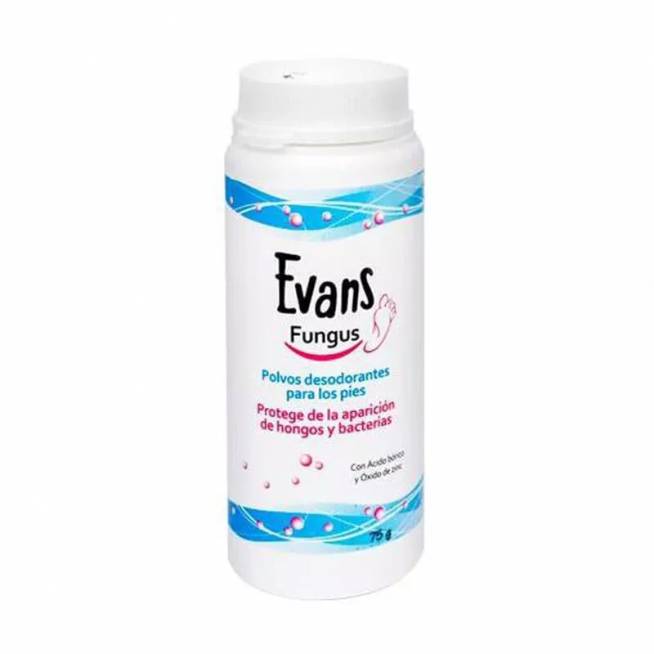 Evans Fungus Anti Fungal dezodoruojanti pėdų pudra 75g