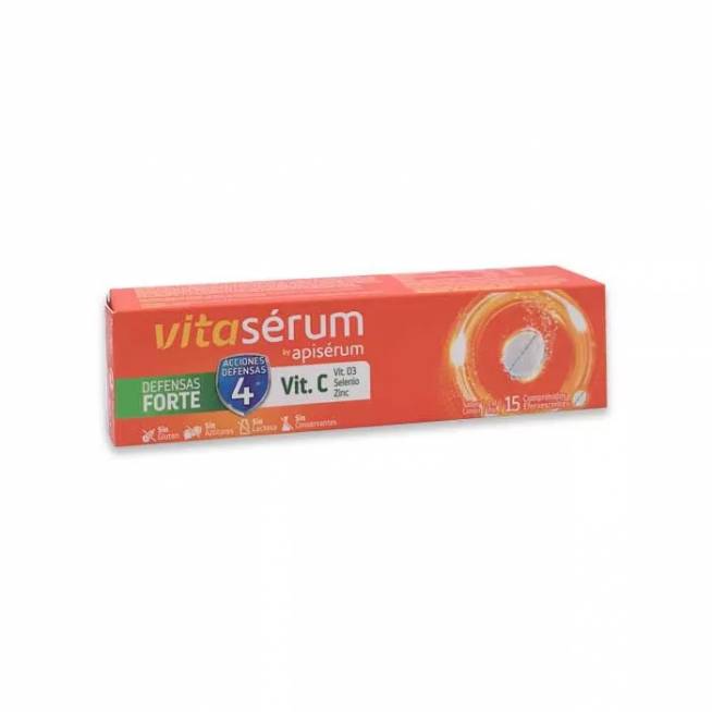 vitaserum By Apiserum Defensas Forte Vit C 15 tablečių