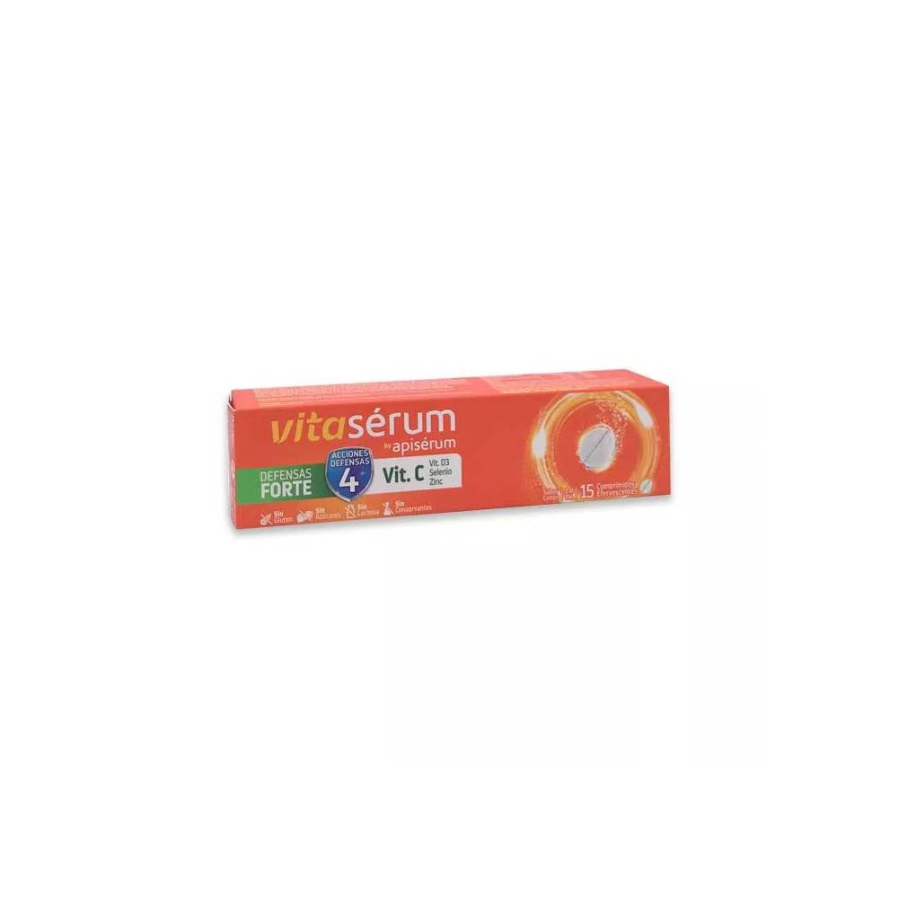 vitaserum By Apiserum Defensas Forte Vit C 15 tablečių