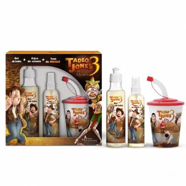 Cartoon Tadeo Jones Eau De Cologne Spray 150ml 3 dalių rinkinys